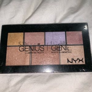 NYX strobe of genius highlight palette